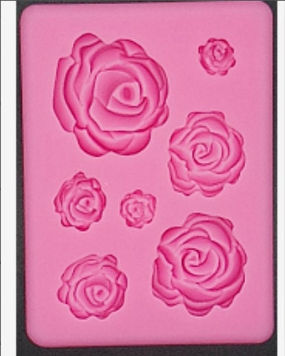 Assorted Rose Silicone Mold