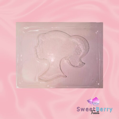 Barbie head Large Plastic Mold - Chocolate Mold