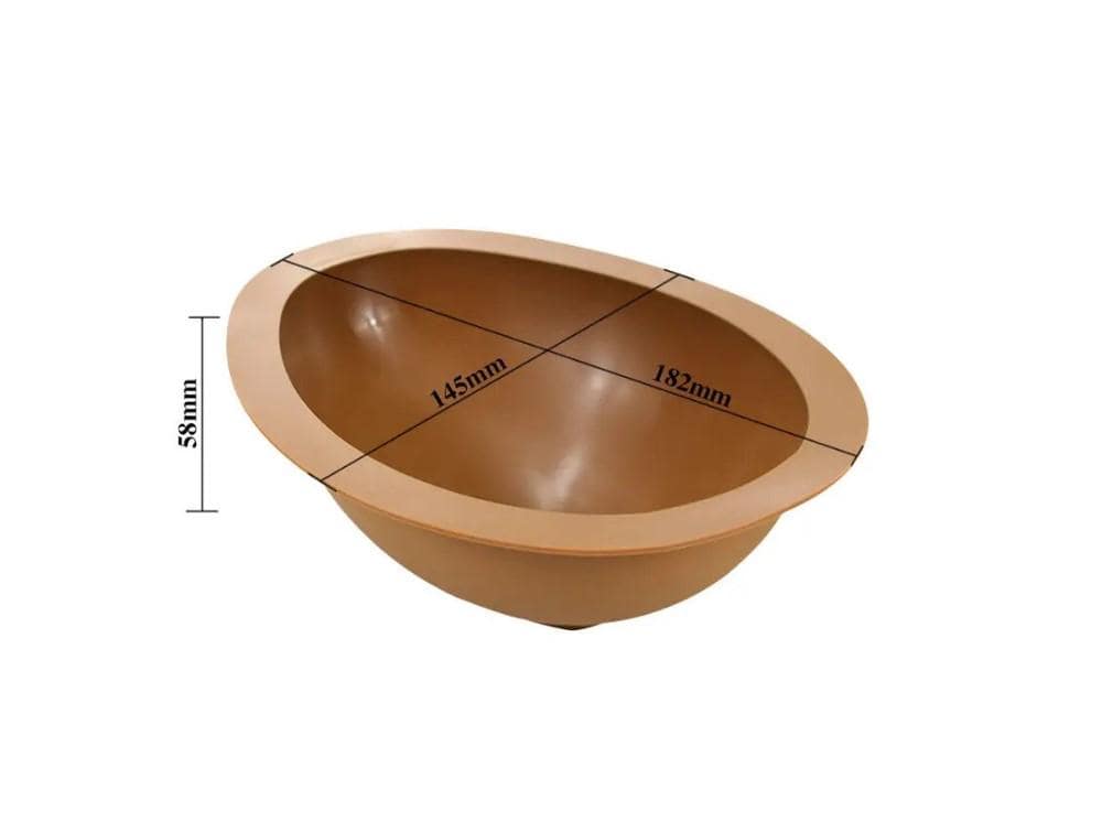 7 in large silicone easter egg chocolate mold