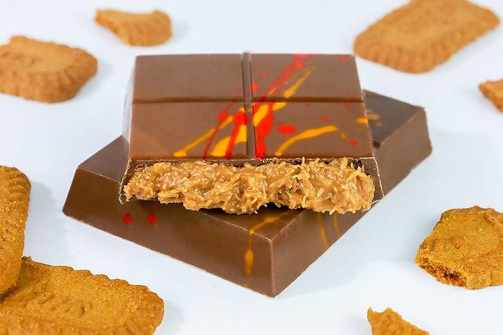 Dubai Chocolate Pistachio Cruchy Filling, Large Bar,