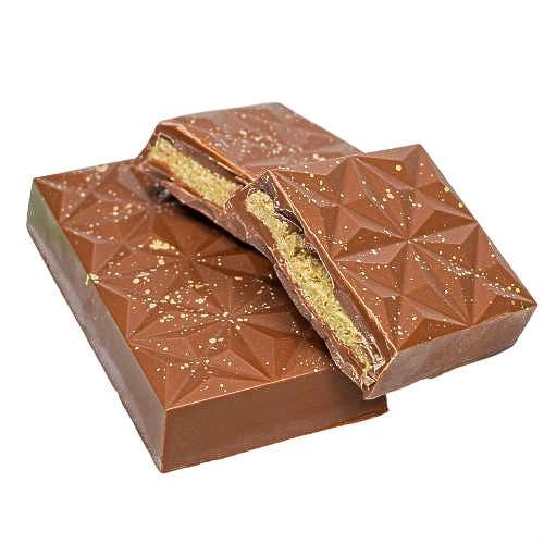 Dubai Chocolate Pistachio Cruchy Filling, Large Bar,